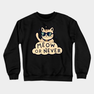 Meow Cat Crewneck Sweatshirt